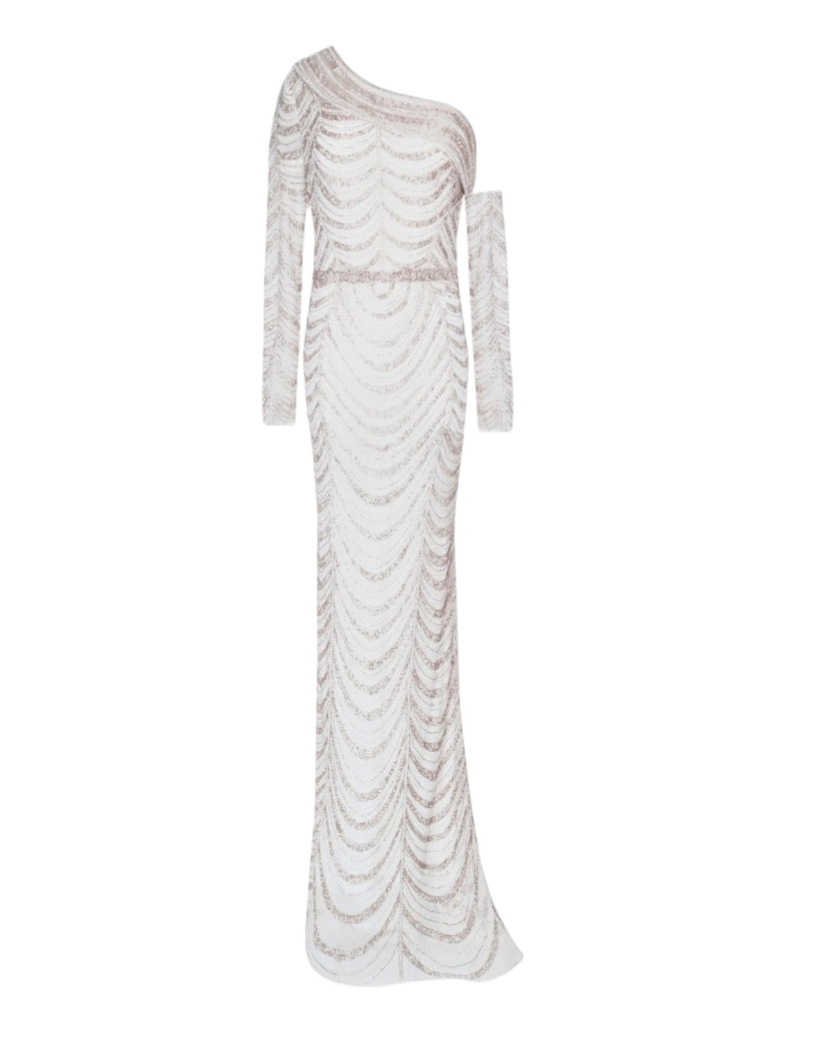 SEQUIN ONE-SLEEVE GOWN