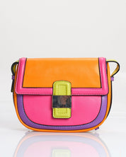 VIBRANT LEATHER CROSSBODY BAG