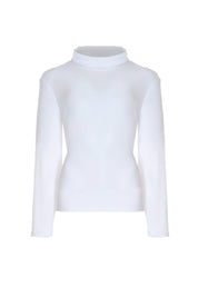 MINIMAL HIGH-NECK BLOUSE