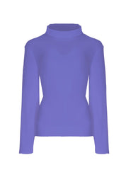 MINIMAL HIGH-NECK BLOUSE