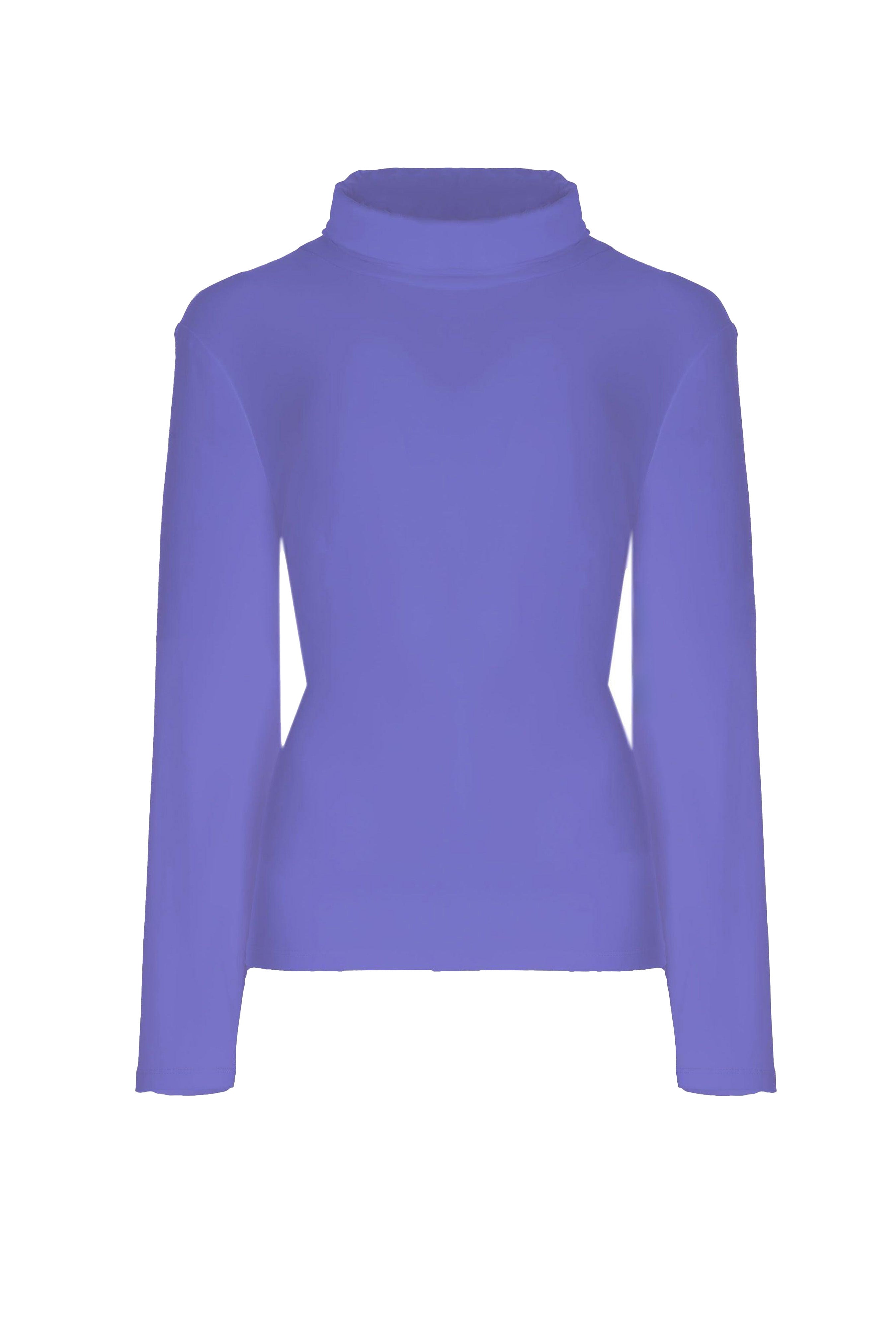 MINIMAL HIGH-NECK BLOUSE
