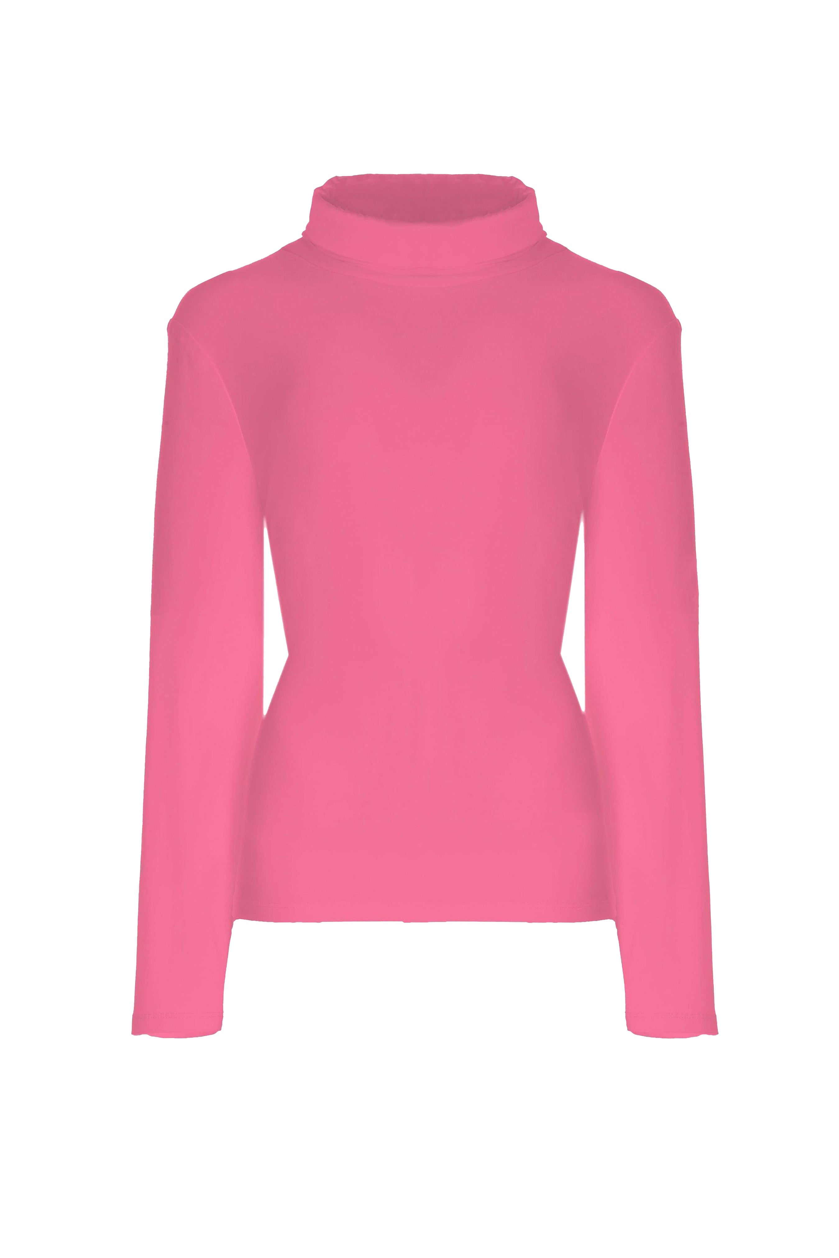MINIMAL HIGH-NECK BLOUSE