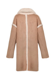 SHEARLING COLLAR COAT