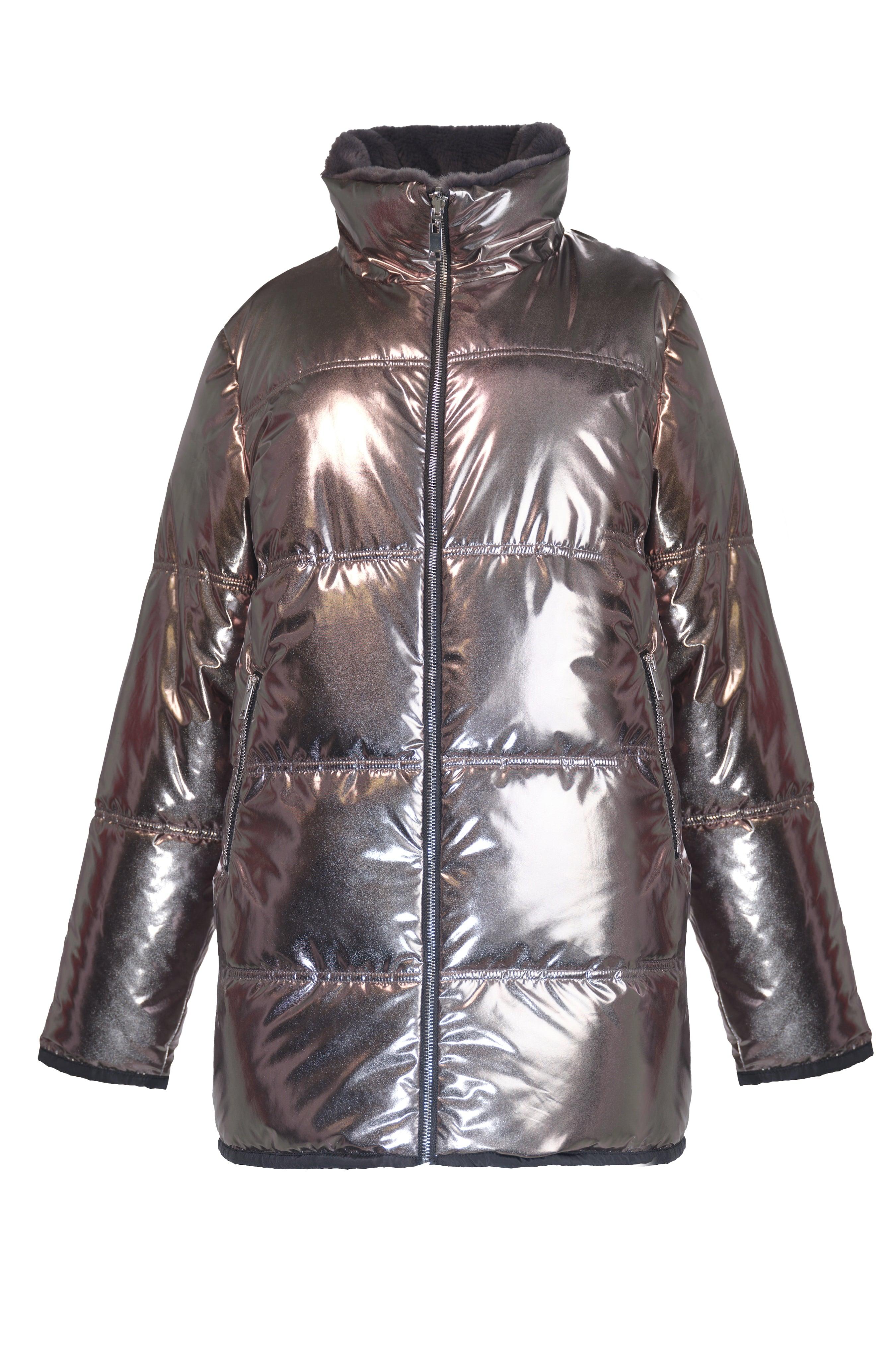 METALLIC PUFFER JACKET