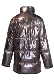 METALLIC PUFFER JACKET