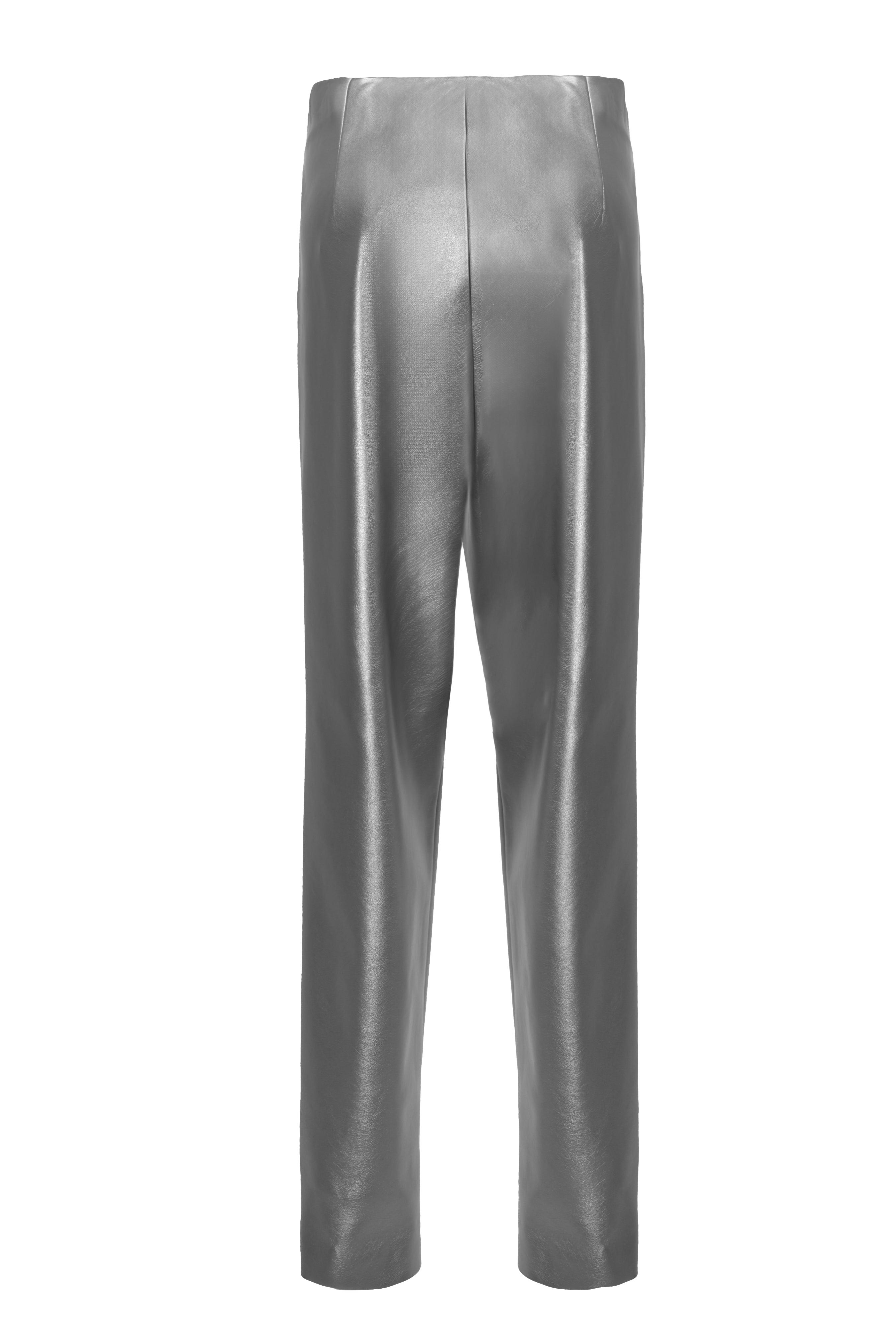 Metallic Slim Fit Trousers