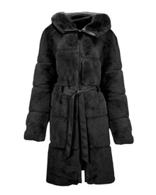 LUXE FAUX FUR COAT