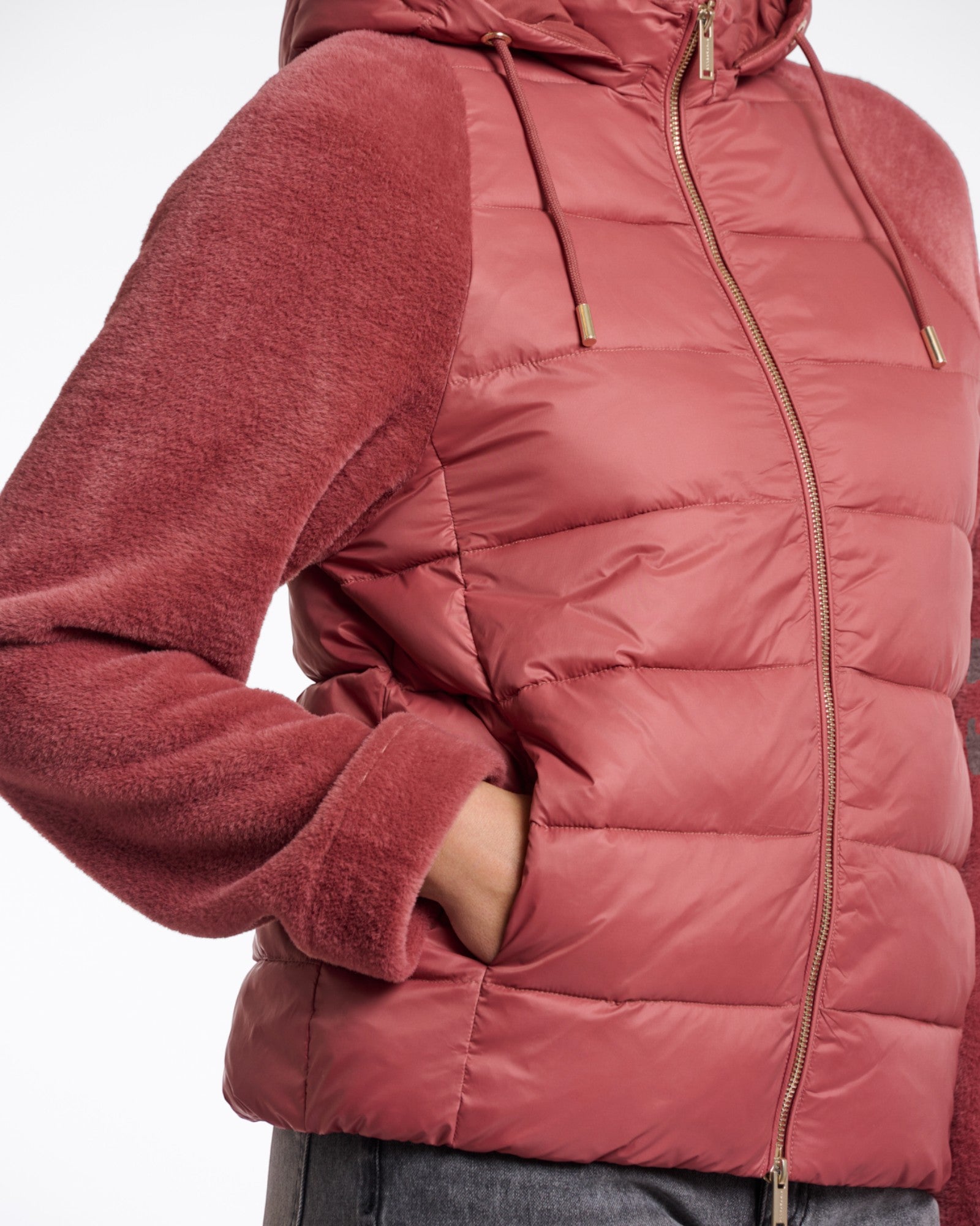 HOODED PADDED JACKET