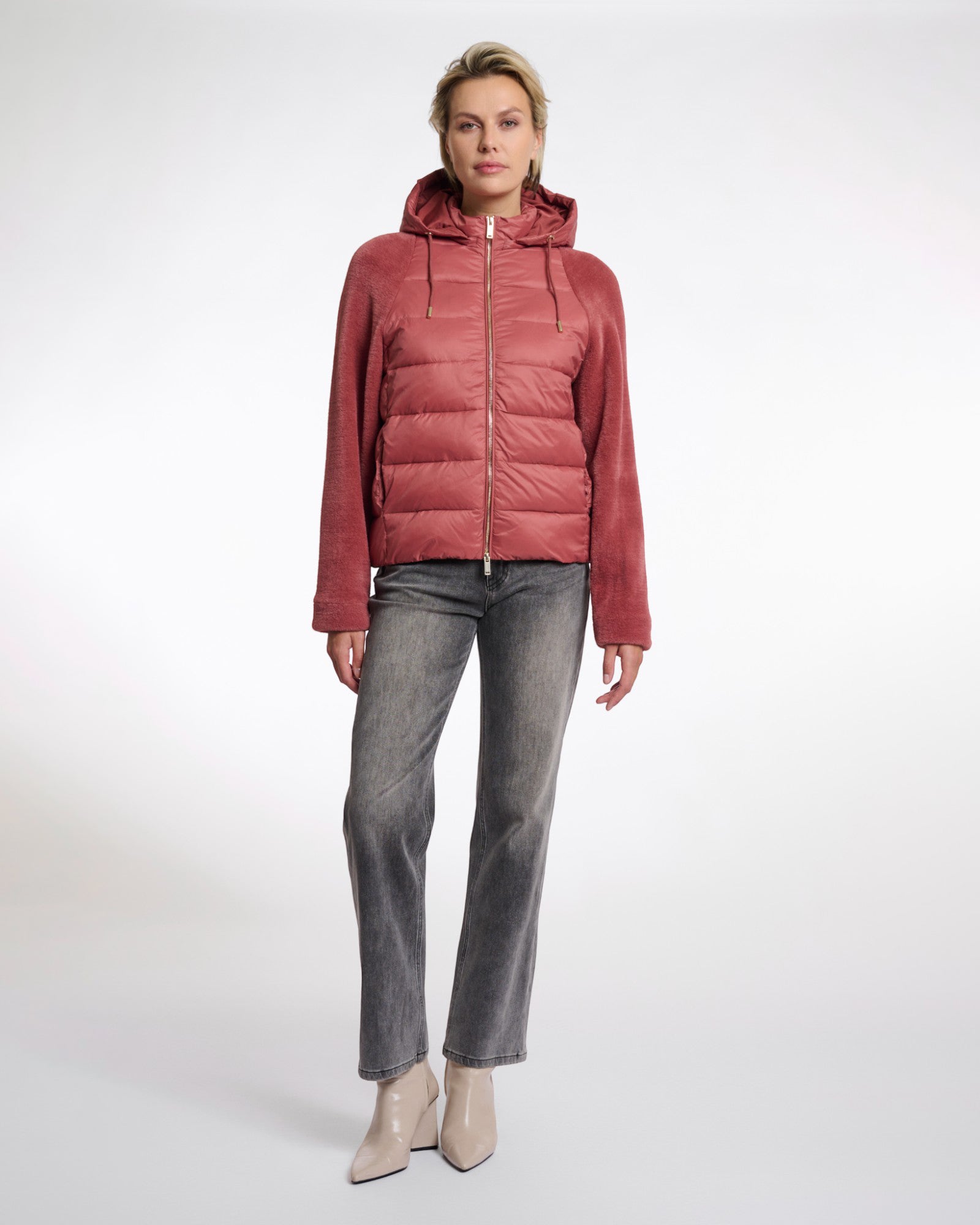 HOODED PADDED JACKET