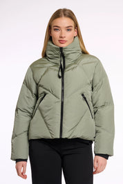 HIGH-COLLAR PADDED JACKET
