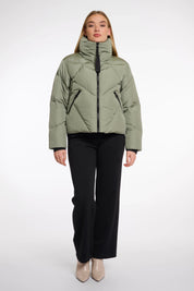 HIGH-COLLAR PADDED JACKET