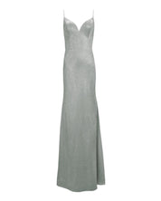 EMBELLISHED SPAGHETTI STRAP GOWN