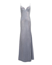 EMBELLISHED SPAGHETTI STRAP GOWN