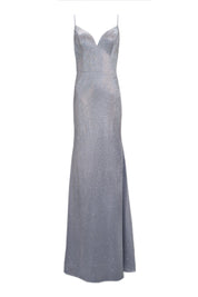 EMBELLISHED SPAGHETTI STRAP GOWN
