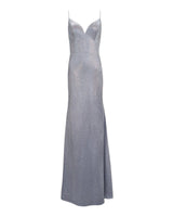 EMBELLISHED SPAGHETTI STRAP GOWN