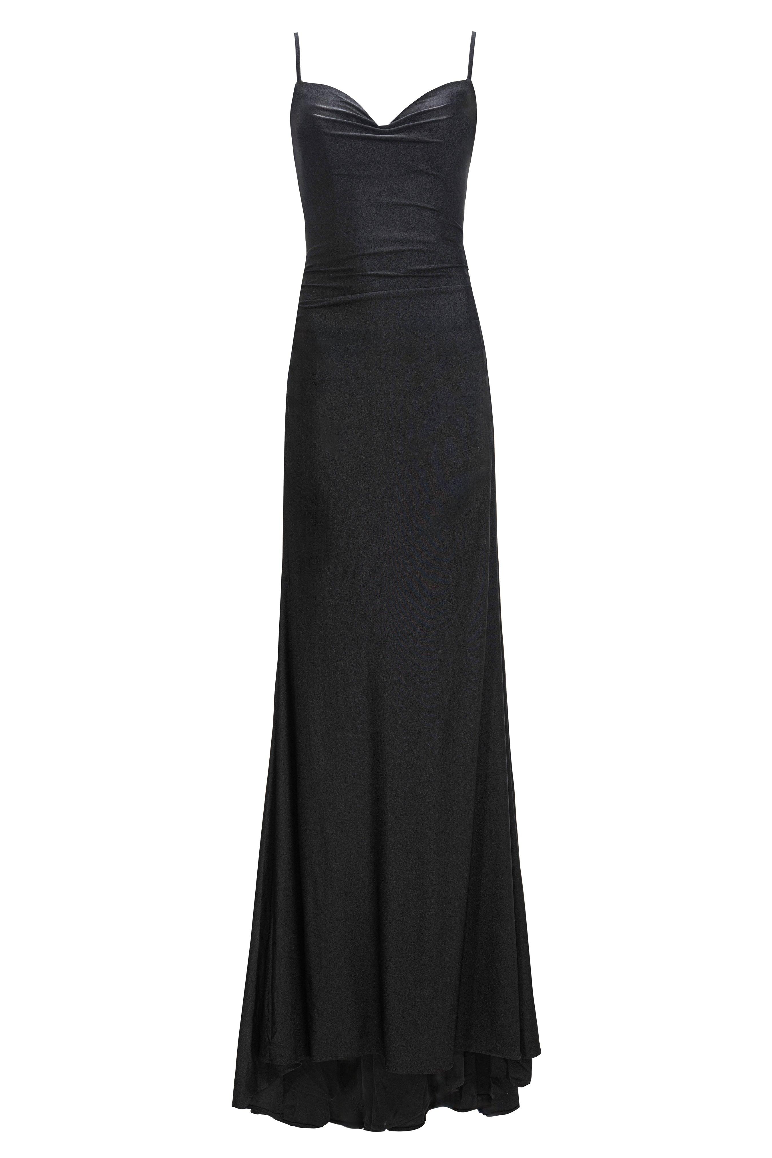 ELEGANT SLIP EVENING GOWN