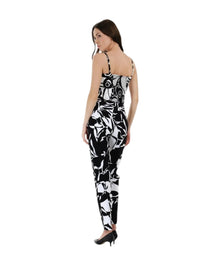 GRAPHIC PRINT STRAIGHT TROUSERS