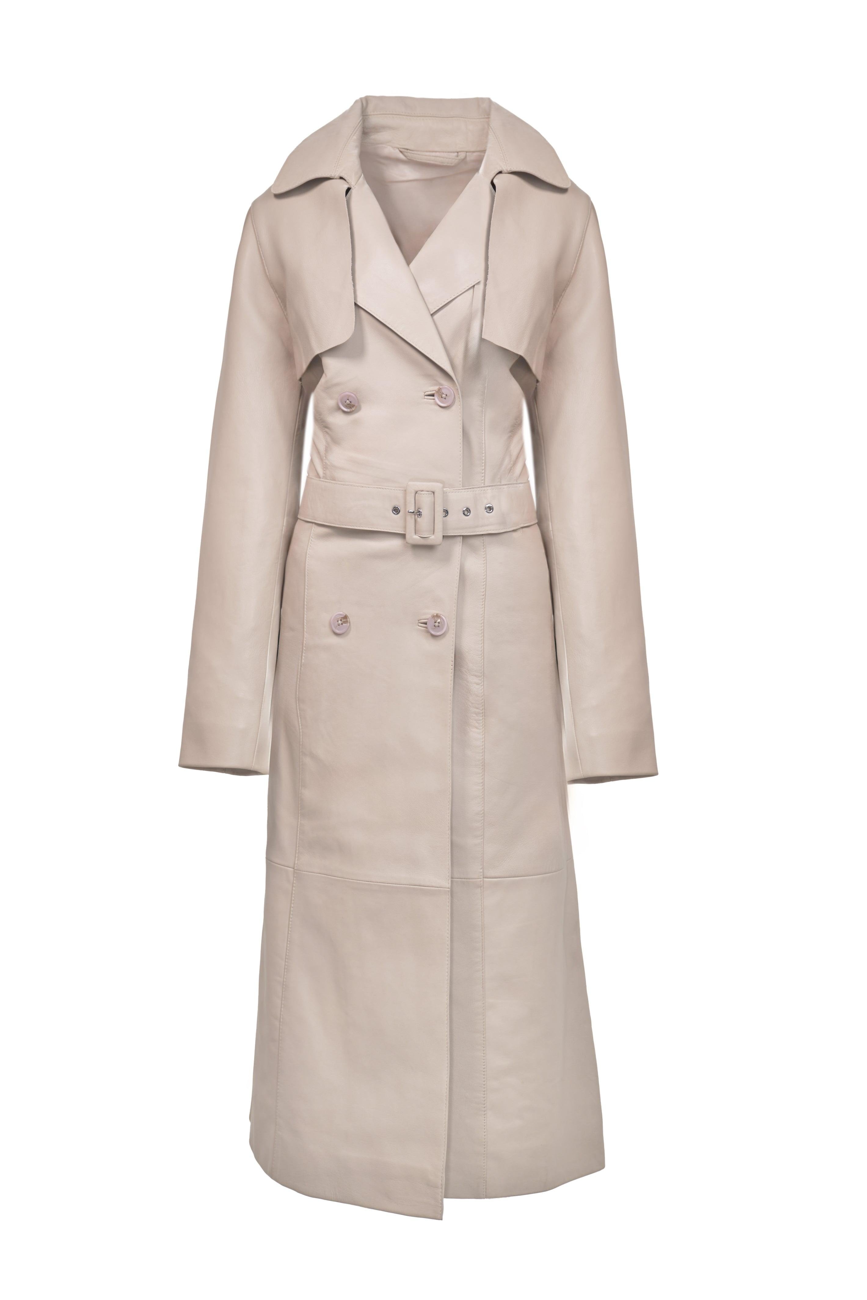 DOUBLE-BREASTED TRENCH COAT