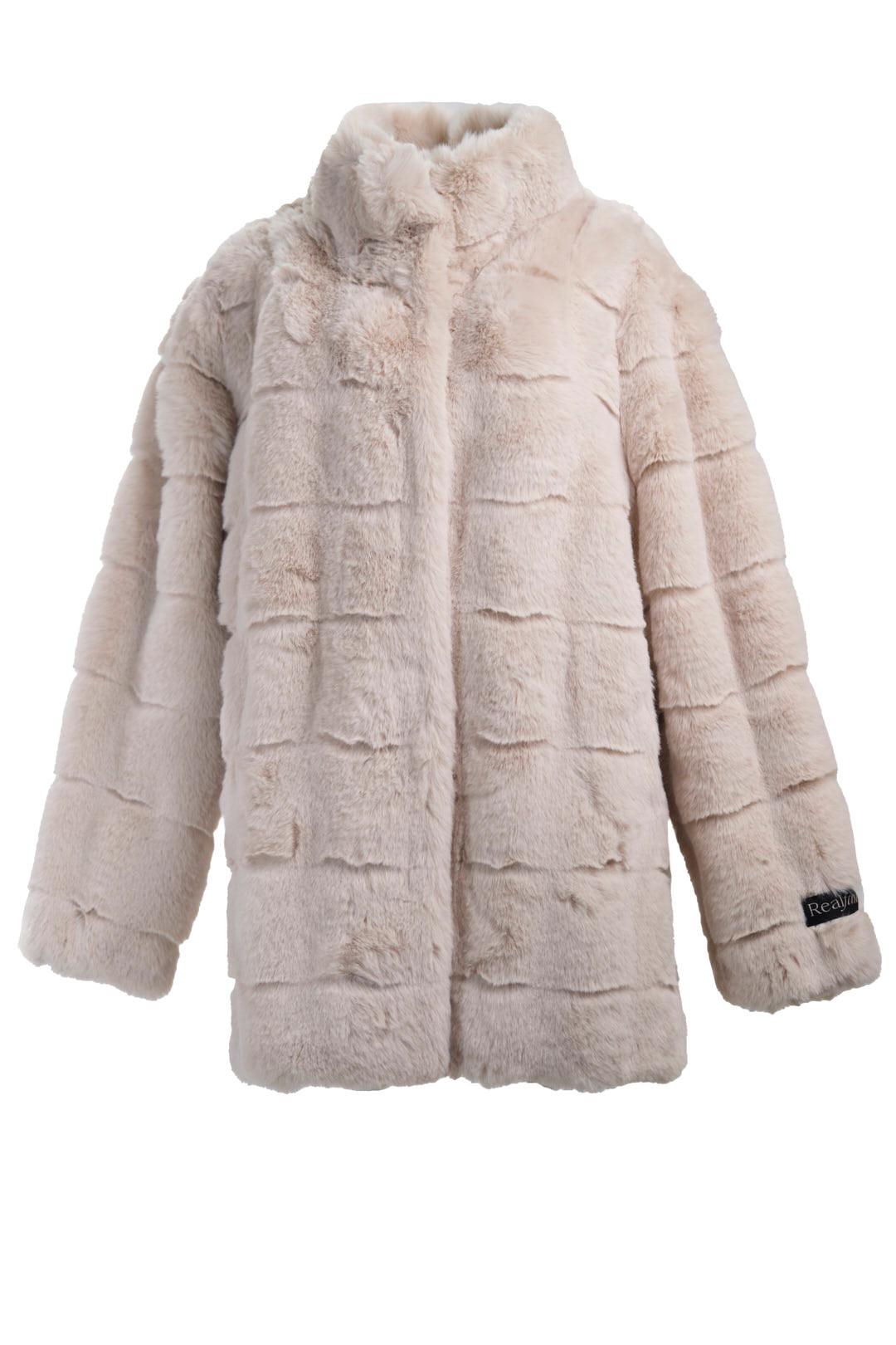 LUXURIOUS FAUX FUR COAT