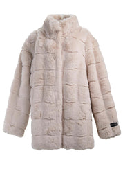 LUXURIOUS FAUX FUR COAT