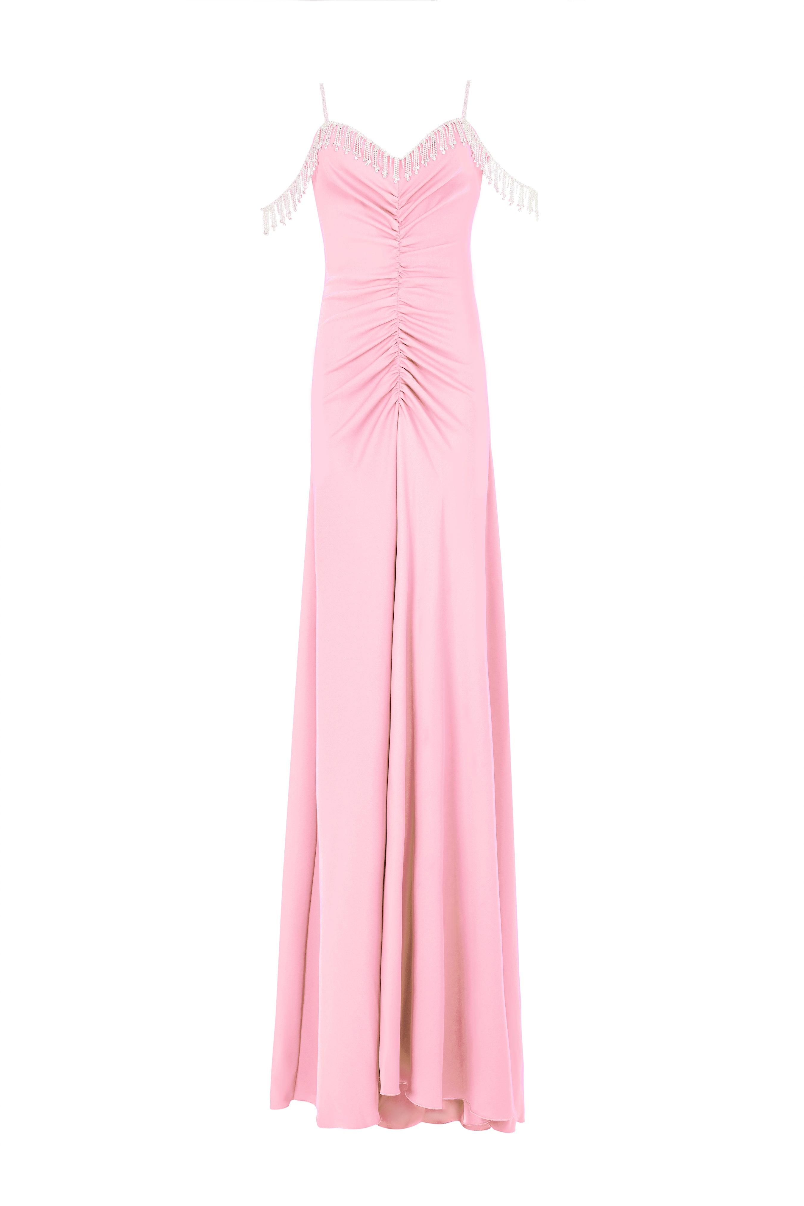 Crystal Strap Maxi Dress