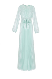 Pleated Bridesmaid Dress