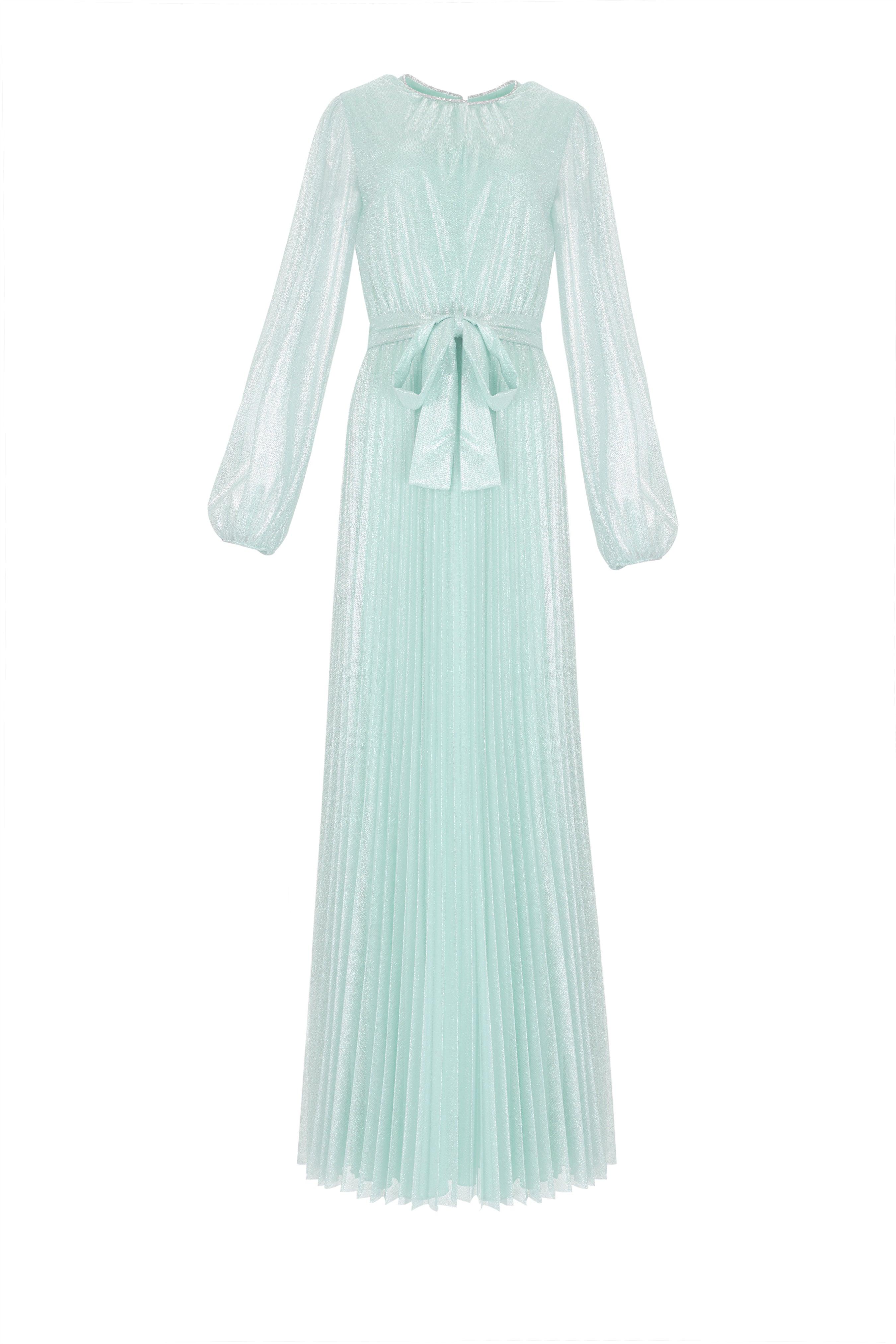 Pleated Bridesmaid Dress