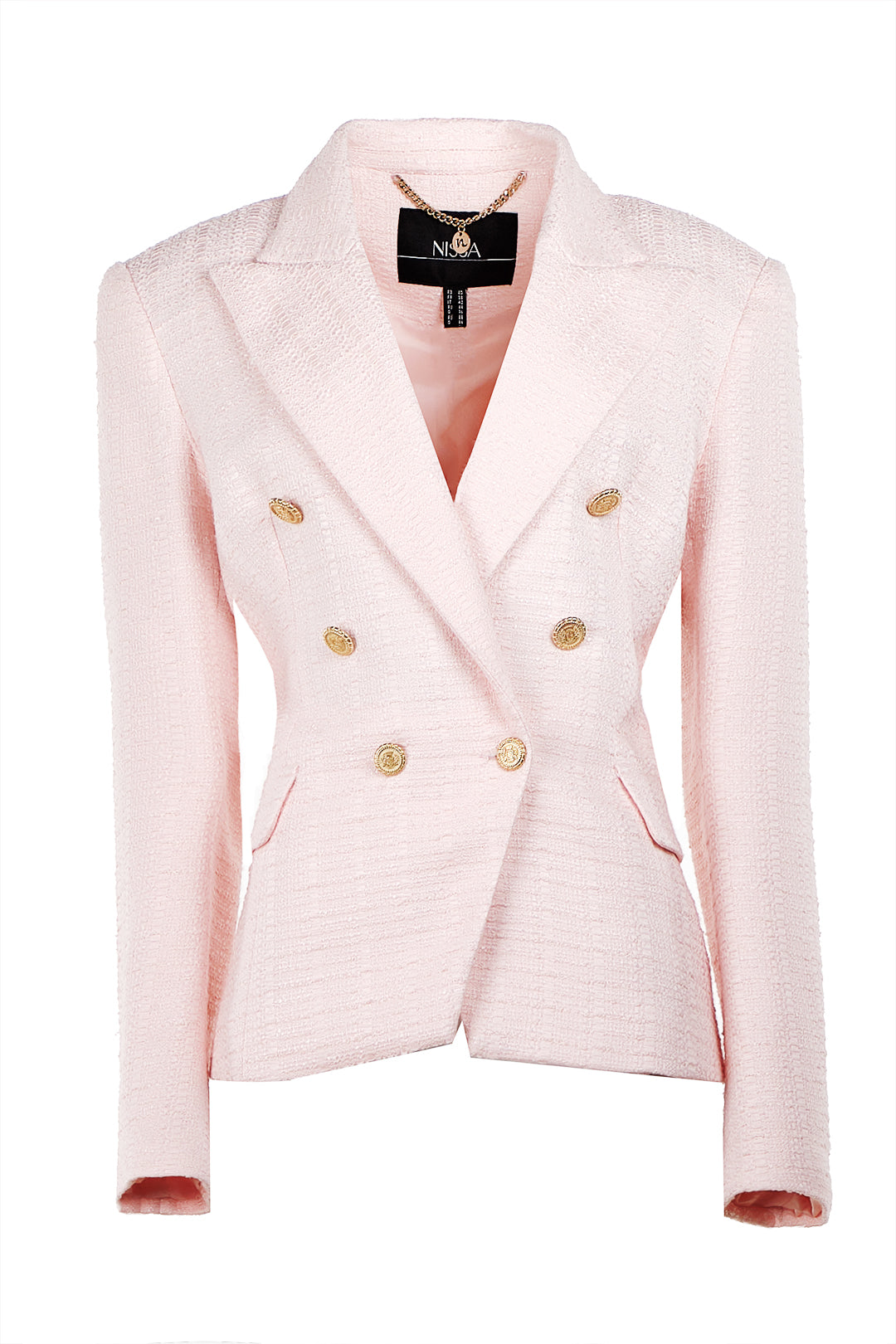 Double Breasted Lapel Blazer