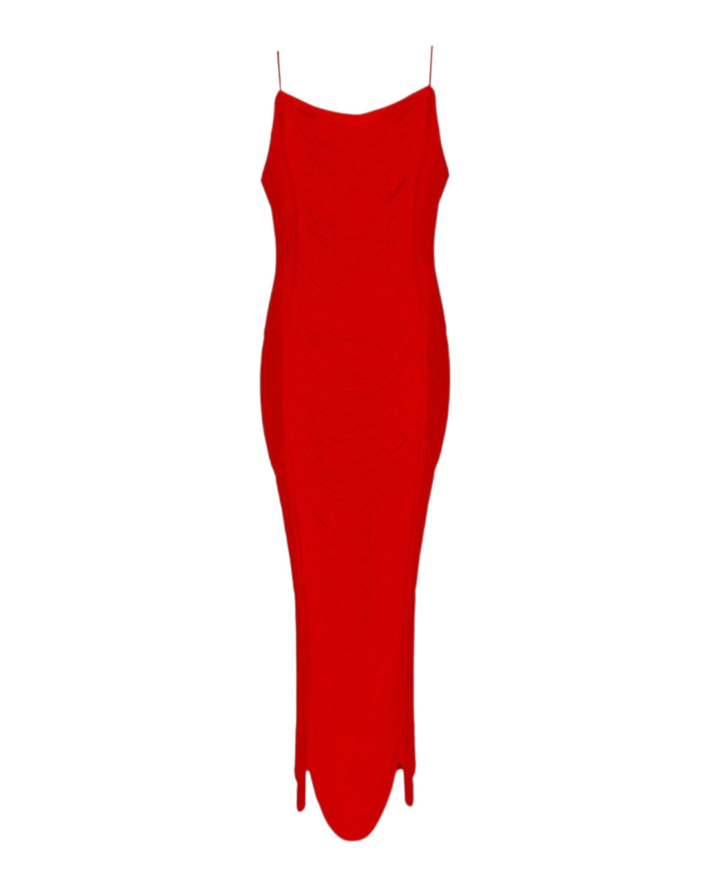 TEXTURED MIDI DRESS