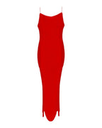 TEXTURED MIDI DRESS