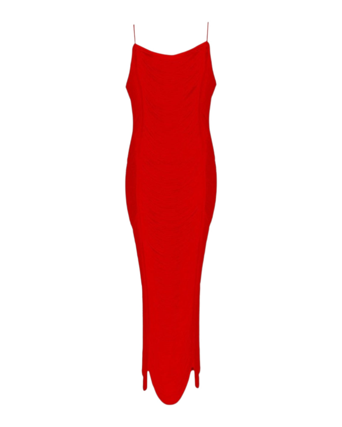 TEXTURED MIDI DRESS