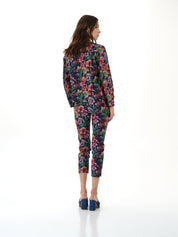 Floral Denim Trouser