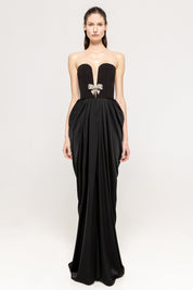 BOW DETAIL GOWN