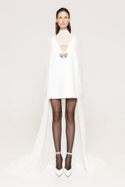 BOW CAPE DRESS