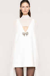BOW CAPE DRESS