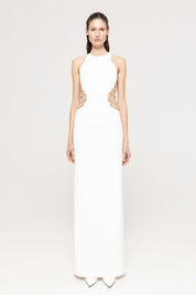 PEARL CUTOUT GOWN