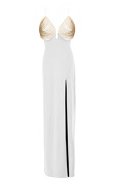 GODDESS CHAIN BUST GOWN
