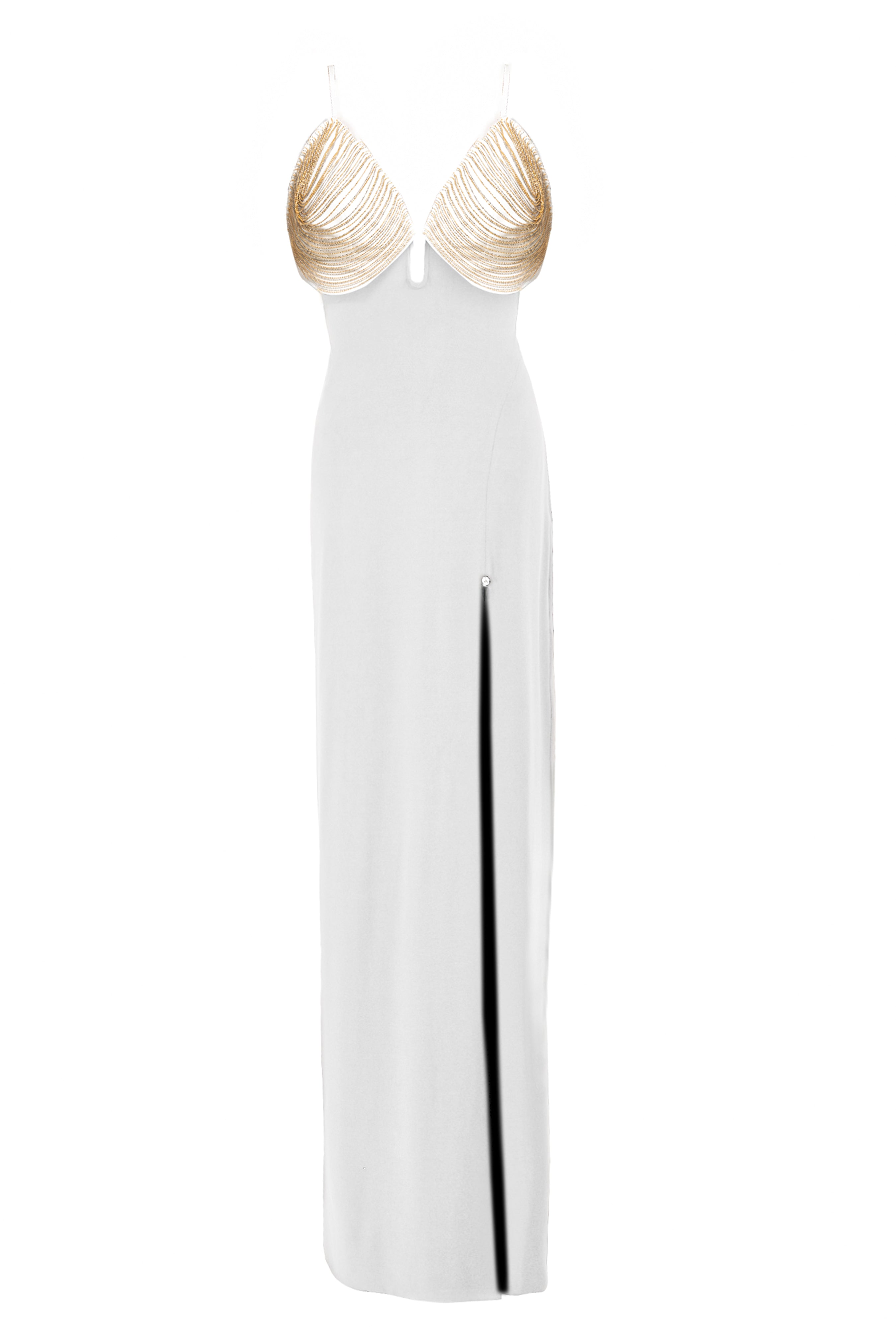 GODDESS CHAIN BUST GOWN