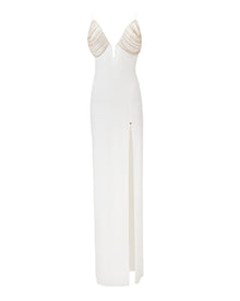 EMBELLISHED EVENING DRESS