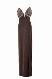 GODDESS CHAIN BUST GOWN
