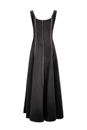 PANELLED MIDI DRESS