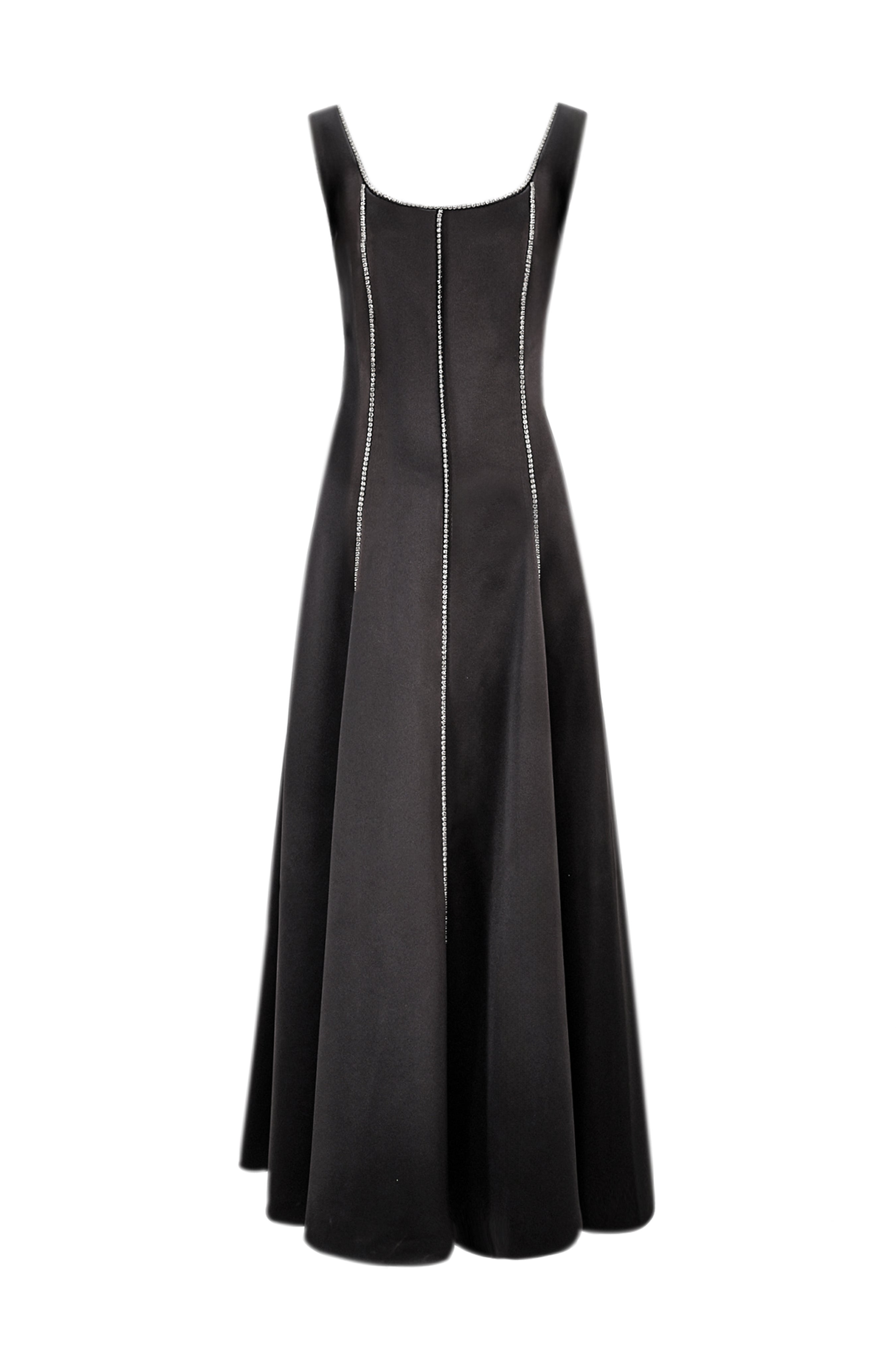 PANELLED MIDI DRESS