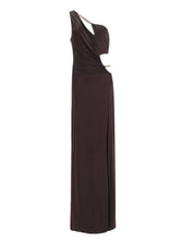 CUTOUT DRAPE DRESS