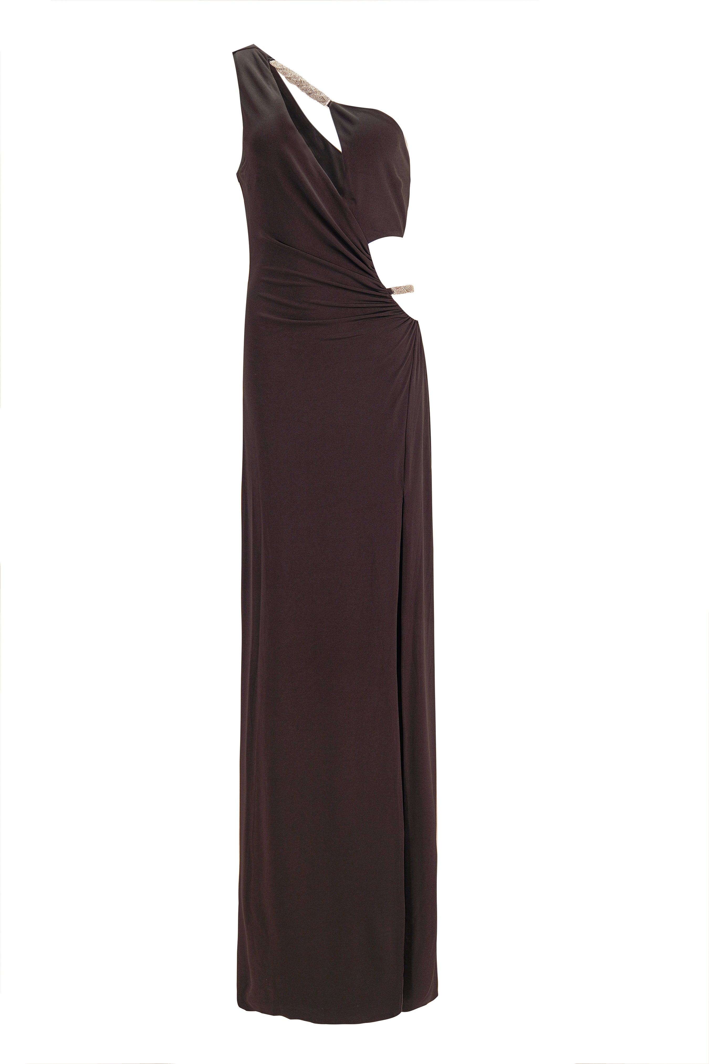 CUTOUT DRAPE DRESS