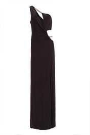 CUTOUT DRAPE DRESS
