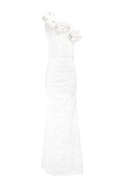 FLORAL ONE-SHOULDER DRESS