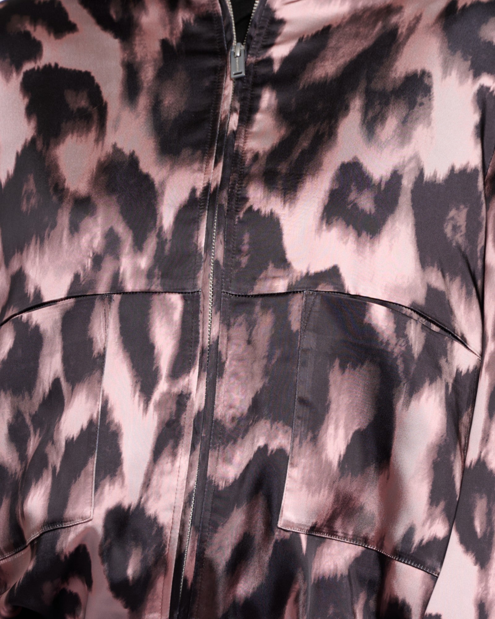 ABSTRACT SATIN JACKET