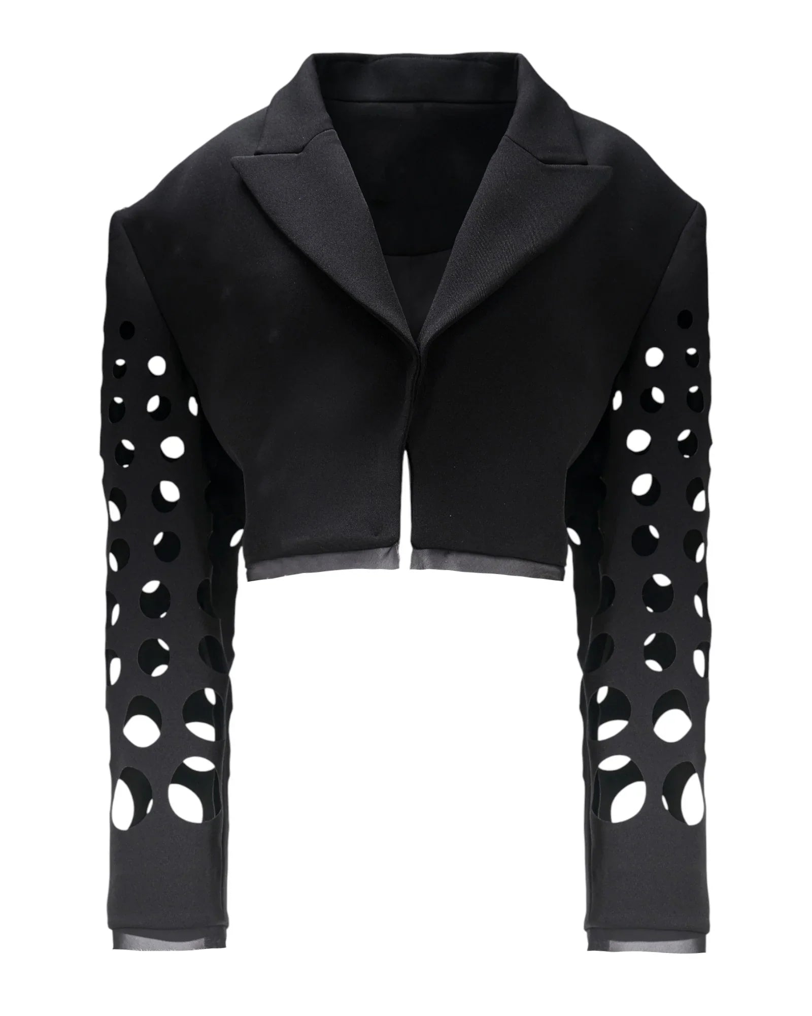 CUTOUT CROPPED BLAZER