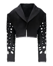 CUTOUT CROPPED BLAZER