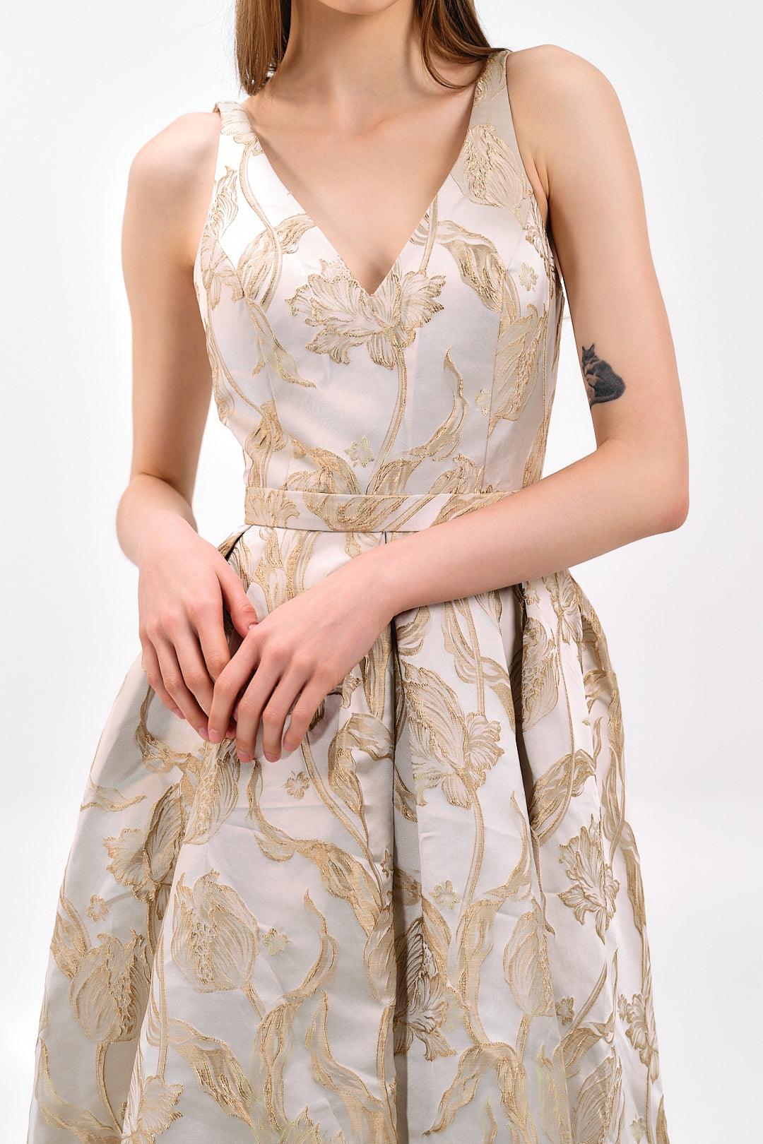 REGAL BROCADE BALLGOWN